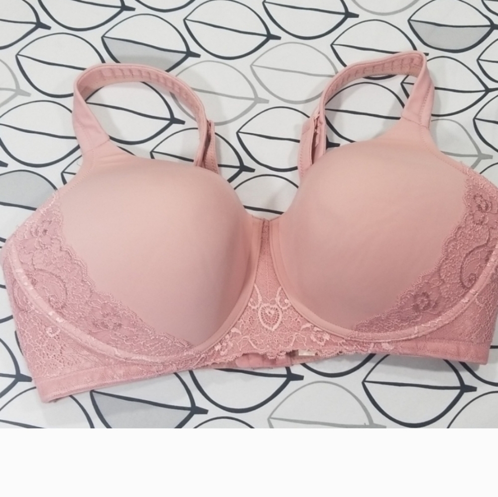 Comfort Choice Pink Wireless Soothing Bra 42DDD - Picture 1 of 8